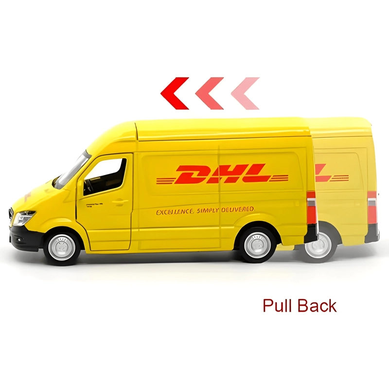 FURGON MERCEDES BENZ SPRINTER DHL ESCALA 1:36 - 4