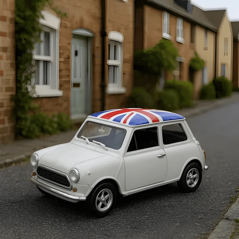 AUTO MINI COOPER 1300 UK FLAG ESCALA 1:60 - 4
