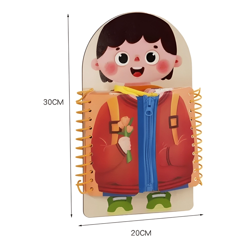 TABLERO MONTESSORI PARA APRENDIZAJE HABILIDAD DE VESTIMENTA - 2