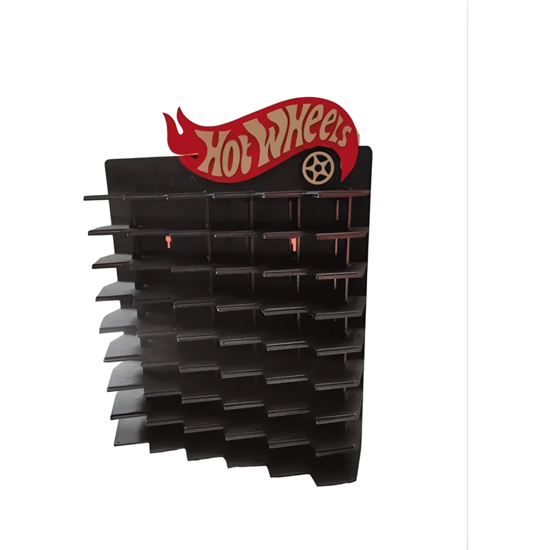 EXHIBIDOR DE HOT WHEELS PARA 54 AUTOS - 1