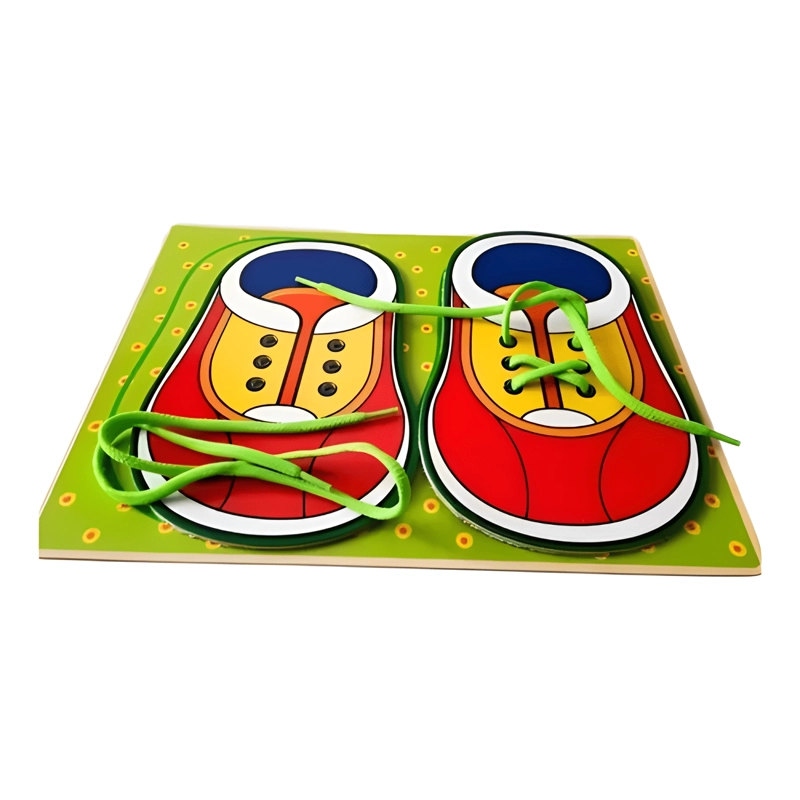 TABLERO DIDACTICOS APRENDER ABROCHAR ZAPATOS - 2