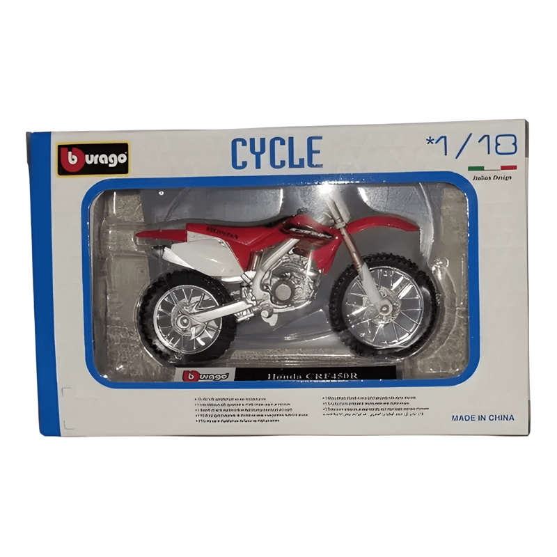 MOTO HONDA CRF 450R ESCALA 1:18 COLECCIONABLE - 1