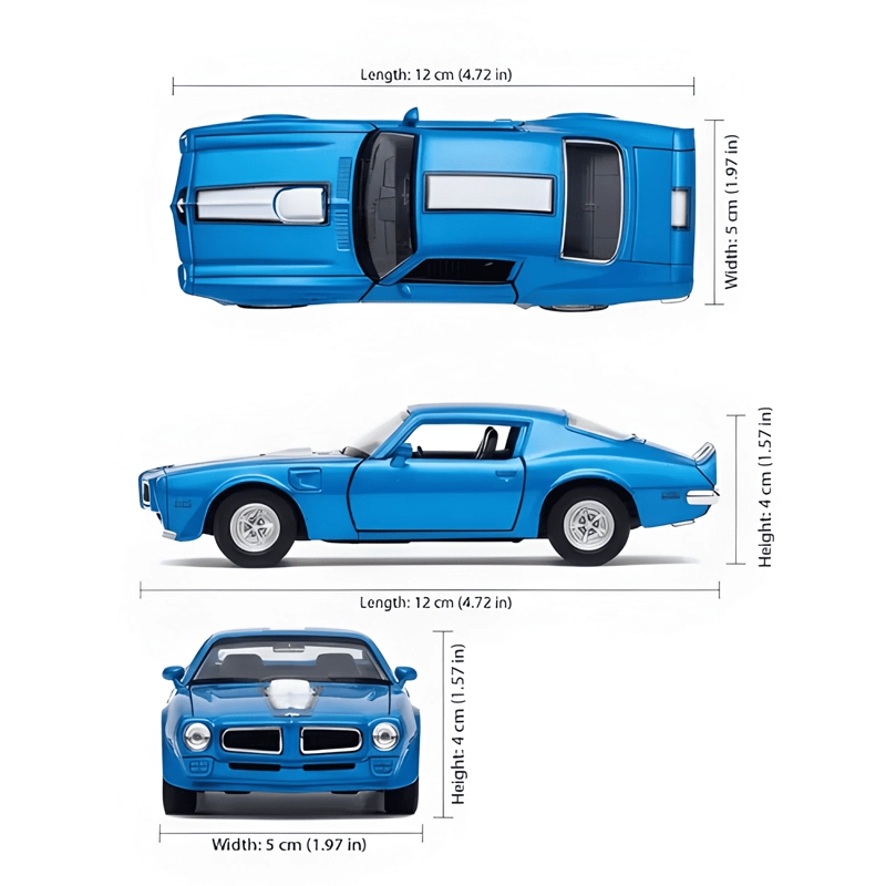 AUTO PONTIAC FIREBIRD TRANS AM 1972 COLECCIONABLE - 1