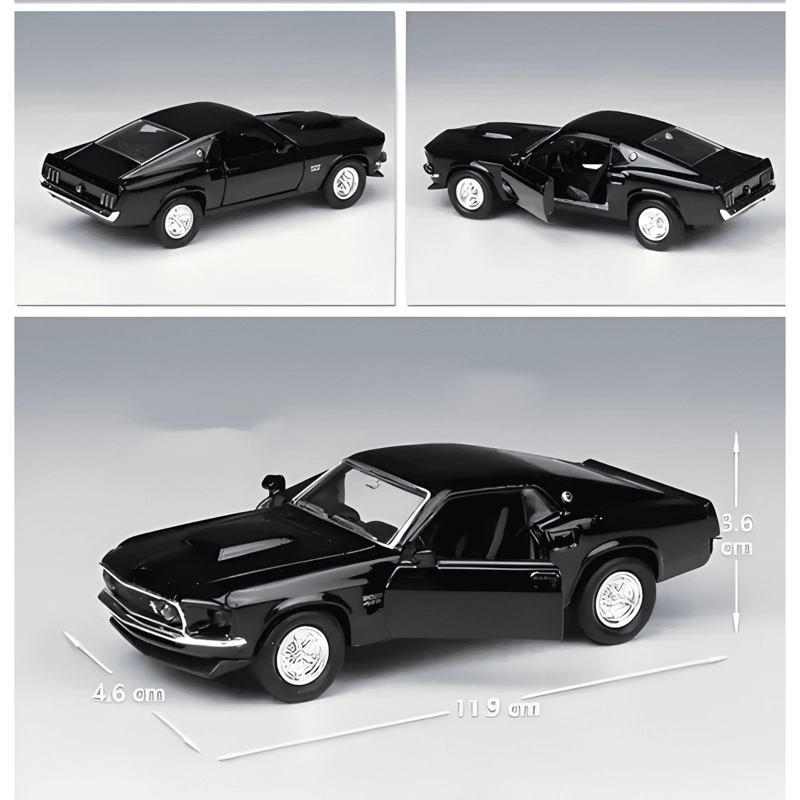 AUTO FORD MUSTANG BOSS 429 AÑO 1969 MINIATURA - 2