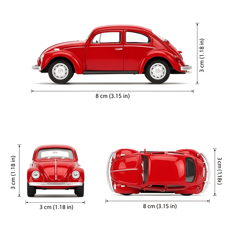 PACK 12 AUTOS CLASICOS ESCALA 1:60 - 3