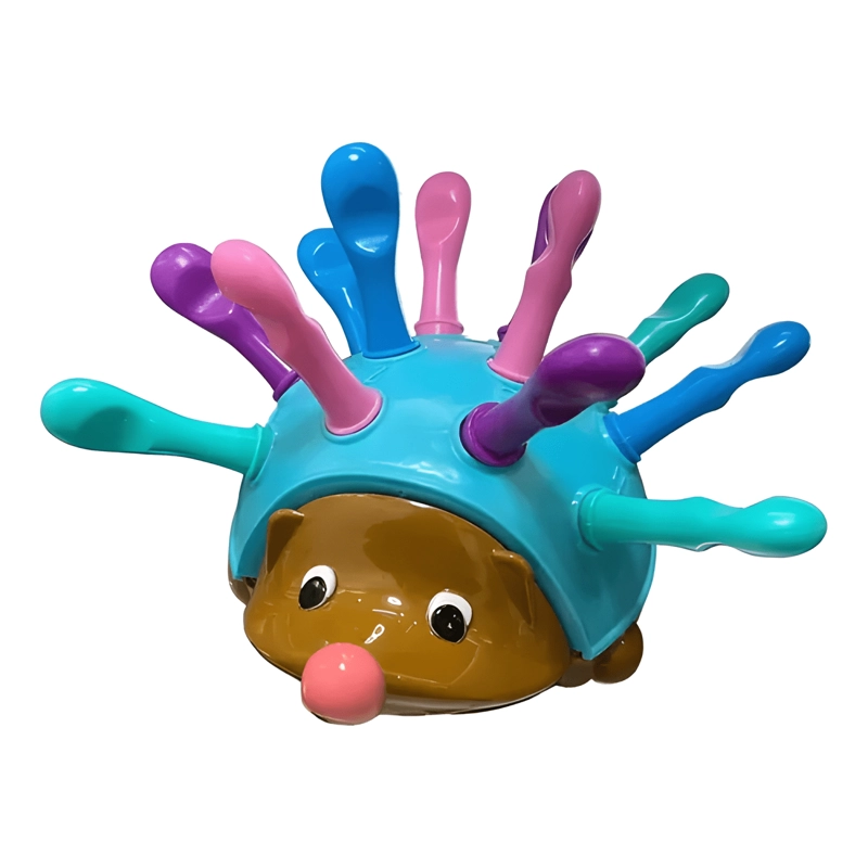 ERIZO JUGUETE DE ENCAJE MOTRICIDAD FINA NIÑOS COLORES - 1
