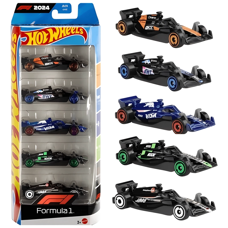 PACK 5 AUTOS FORMULA 1 HOT WHEELS - 1