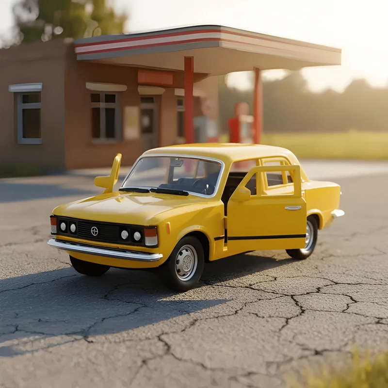AUTO CLASICO FIAT 125 P ESCALA 1:36 - 1