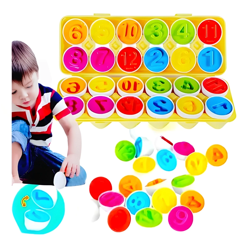 HUEVOS DE ENCAJE FORMAS Y COLORES PARA BEBE S Y NIÑOS - 1