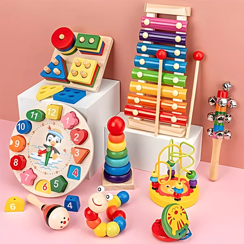 JUGUETES DE ESTIMULACION TEMPRANA PARA NIÑOS 9 PCS #15 - 4