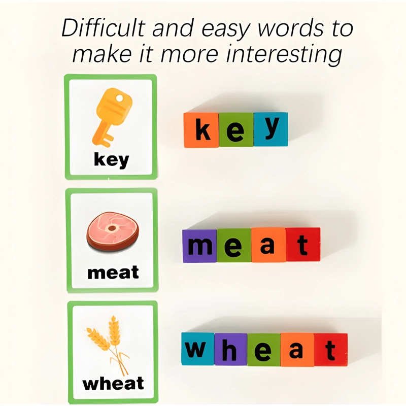 JUEGO ARENA DIDACTICO MONTESSORI LETRAS, NUMEROS Y PALABRAS - 3
