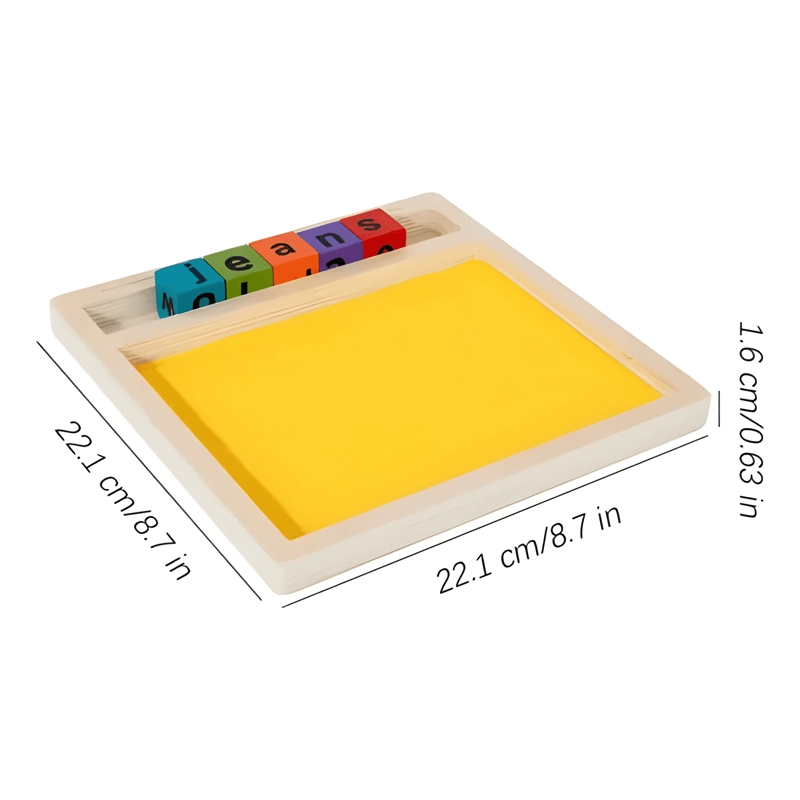 JUEGO ARENA DIDACTICO MONTESSORI LETRAS, NUMEROS Y PALABRAS - 4