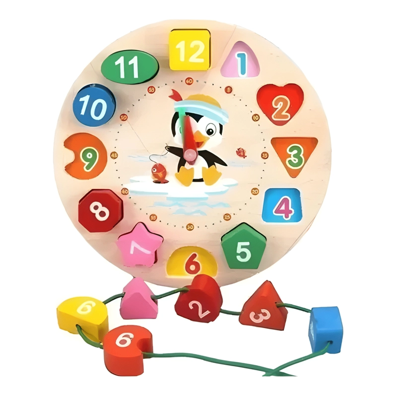 JUGUETES APRENDIZAJE DE BEBE MADERA DIDACTICO NIÑOS 9PC #4 - 4