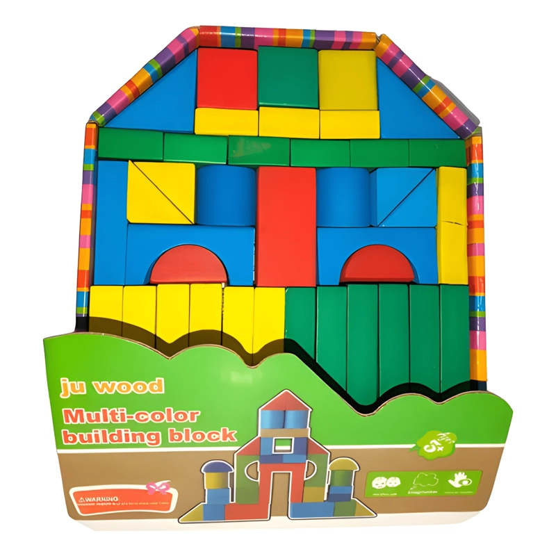MOCHILA BLOQUES DE MADERA PARA NIÑOS JUEGO DIDACTICO - 3