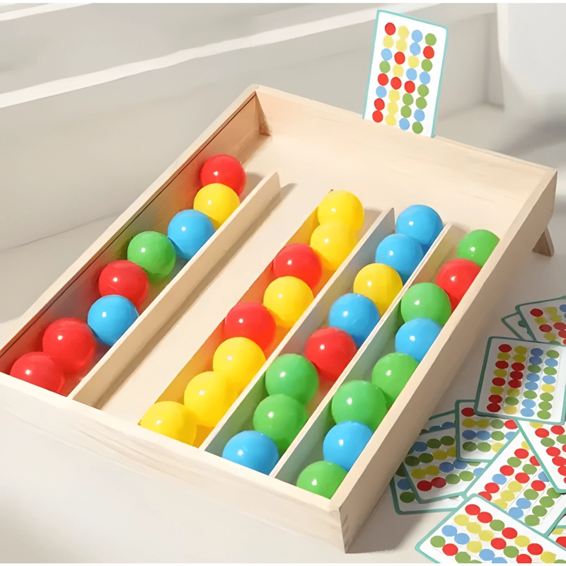 JUEGO DIDACTICO DE CLASIFICACION DE PELOTAS POR COLOR - 1