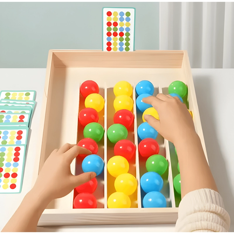 JUEGO DIDACTICO DE CLASIFICACION DE PELOTAS POR COLOR - 2