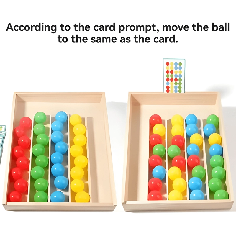 JUEGO DIDACTICO DE CLASIFICACION DE PELOTAS POR COLOR - 3