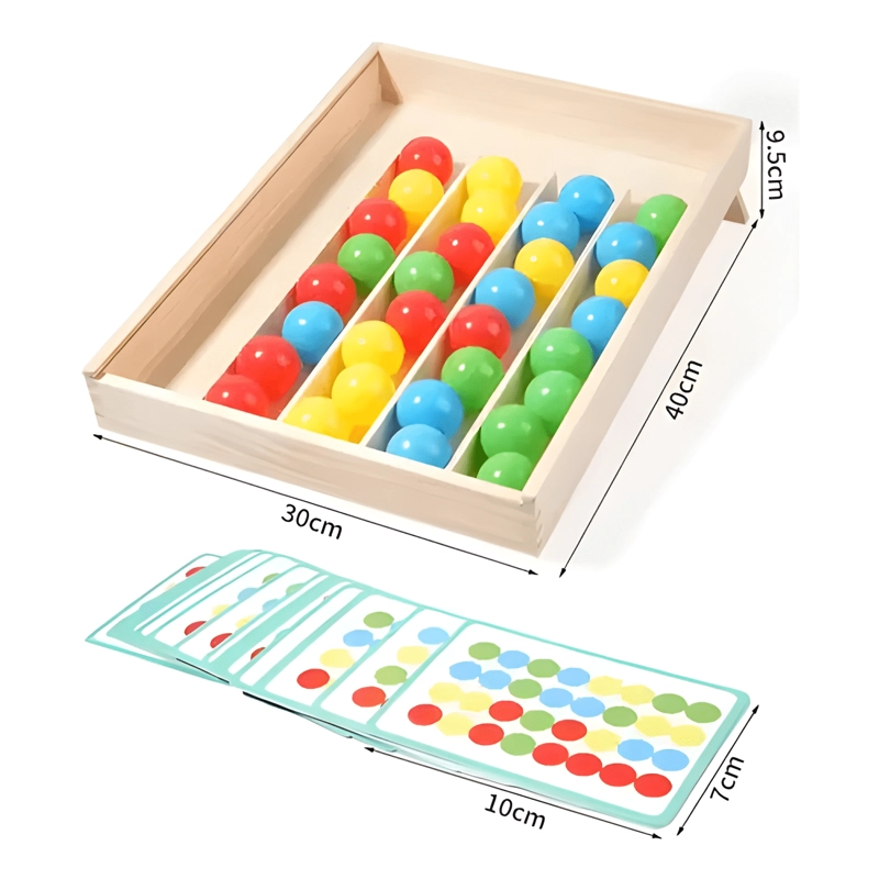 JUEGO DIDACTICO DE CLASIFICACION DE PELOTAS POR COLOR - 4