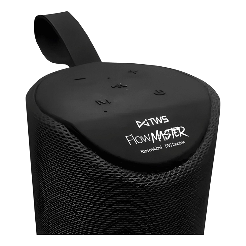 PARLANTE PORTATIL BLUETOOTH TWSFLOW IPX7 CON RADIO FM Y USB - 2