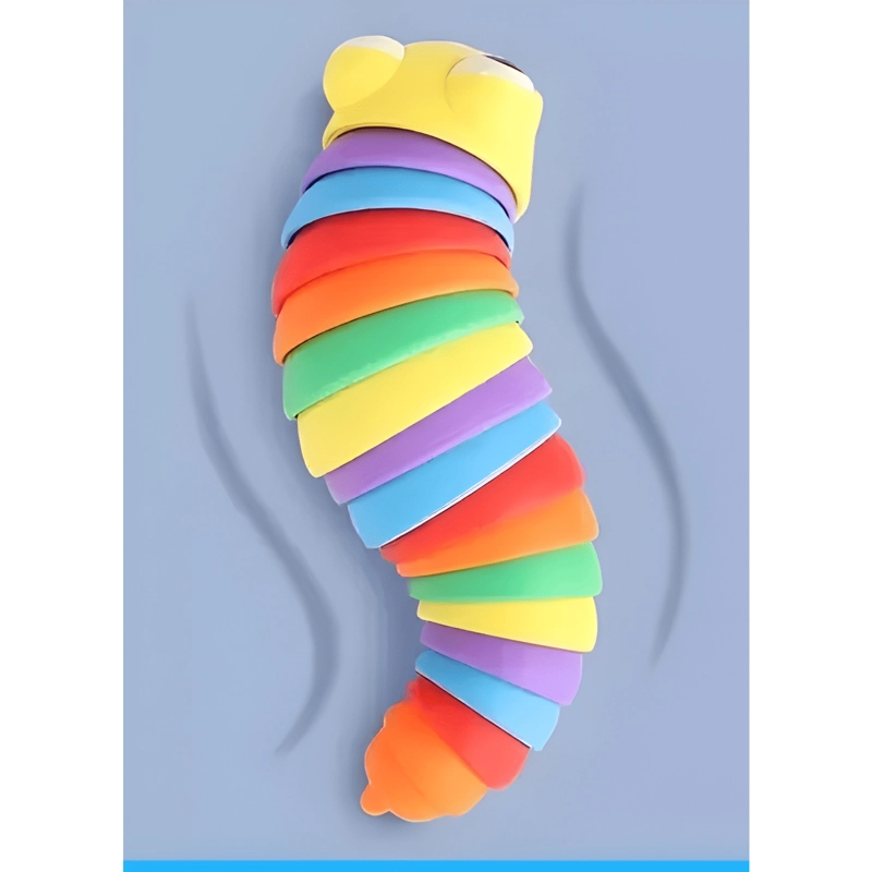 JUGUETE DIDACTICO SENSORIAL DE CUNCUNA FLEXIBLE MULTICOLOR - 1
