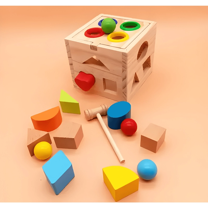 JUEGO DE ENCAJE GEOME TRICO PARA BEBES BLOQUES DIDACTICO - 3
