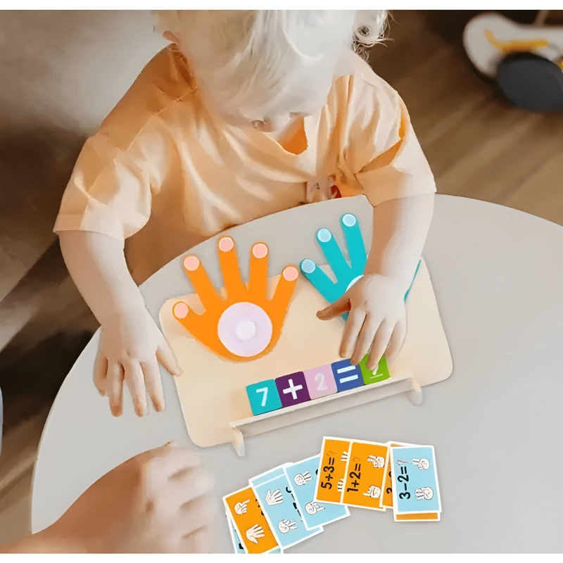 JUEGO DIDACTICO COMPATIBLE CONTAR NUMEROS CON DEDOS NIÑOS - 2