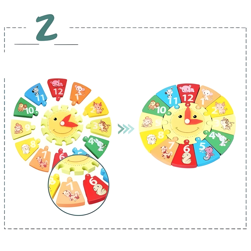 SET DIDACTICO DE RELOJ FECHA MULTIPLICACION MONTESSORI #1 - 4