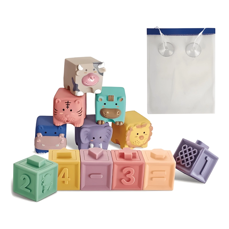 BLOQUES DE CONSTRUCCION Y APILADORES BLANDOS PARA BEBE S #2 - 2