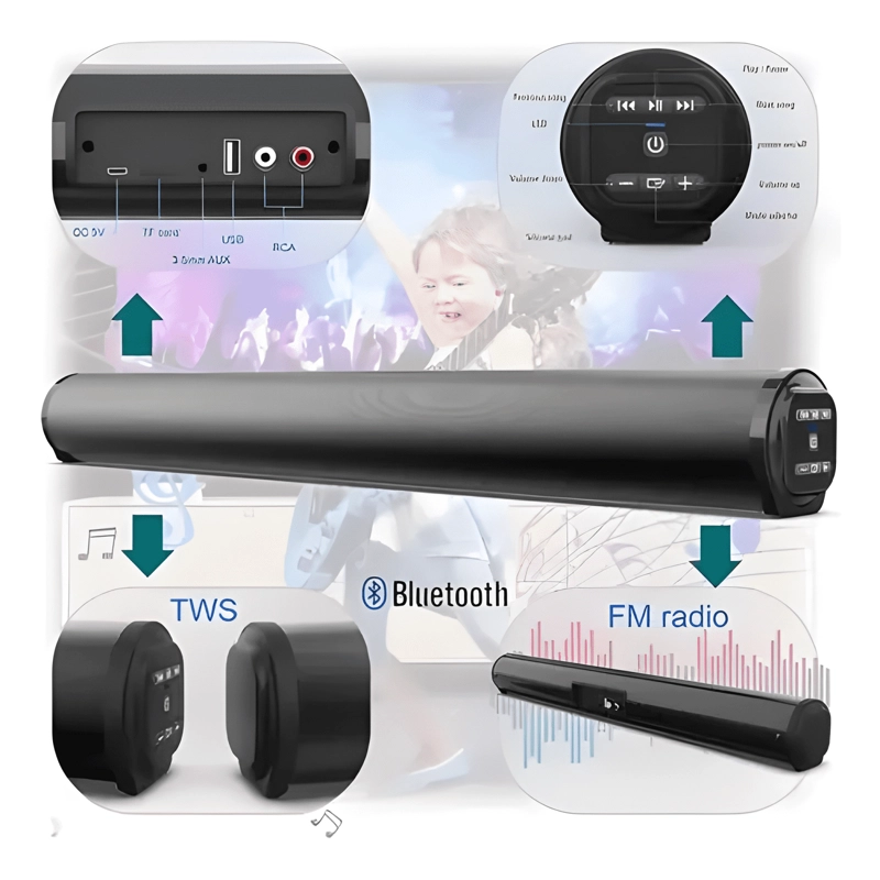 TEATRO EN CASA BARRA DE SONIDO BLUETOOTH5 0 10M SONIDO MAXI - 2