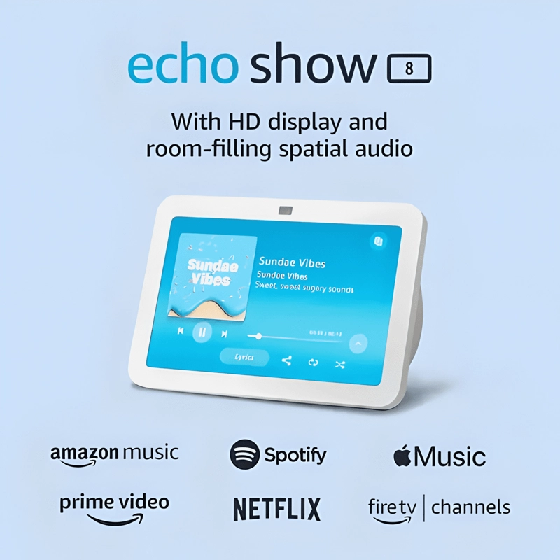 SHOW 8 3RA GENERACION PANTALLA TACTIL 8 HD MONITOR BLANCO - 1