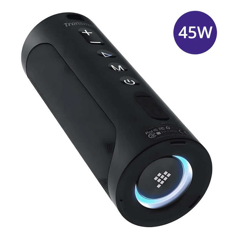 BOCINA BLUETOOTH 5 0 CON 45 WATTS, IPX6 TWS NEGRO - 2