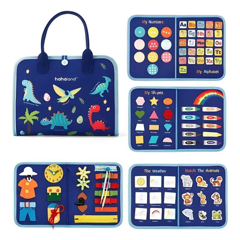 TABLERO SENSORIAL DEL OSO MONTESSORI PARA NIÑOS PEQUEÑOS #1 - 3