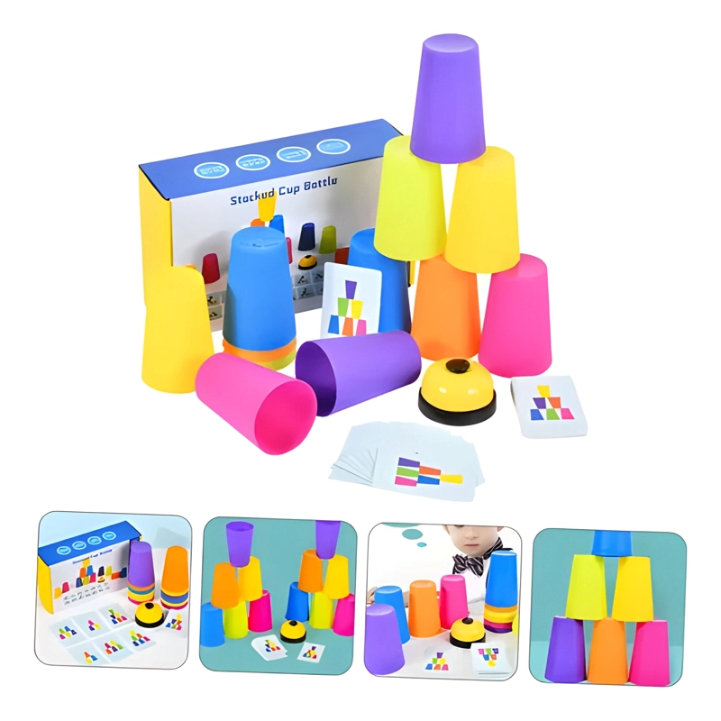 JUEGO VASOS APILABLES STACKKED CUP ESTIMULACION COGNITIVA - 2
