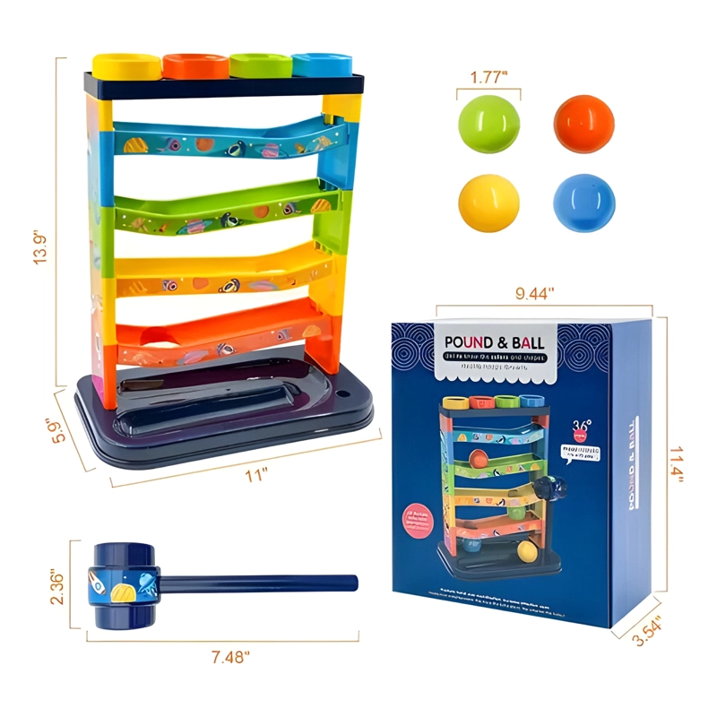 JUGUETE APILAMIENTO PELOTAS JUEGO MONTESSORI DESARROLLO BEBE - 2