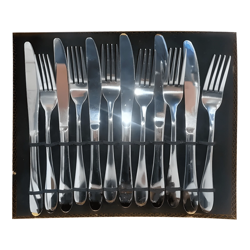 SET DE SERVICIOS ACERO INOXIDABLES 24P #1 - 2