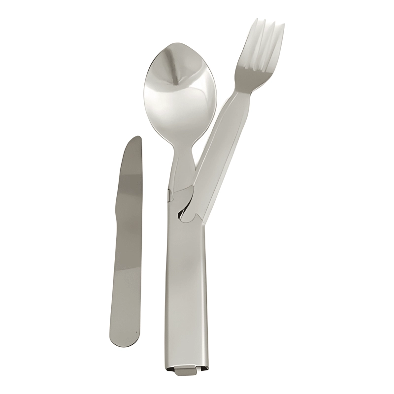 KIT CUBIERTOS CAMPING 4-1 ABRELATAS SERVICIOS CAMPING - 4