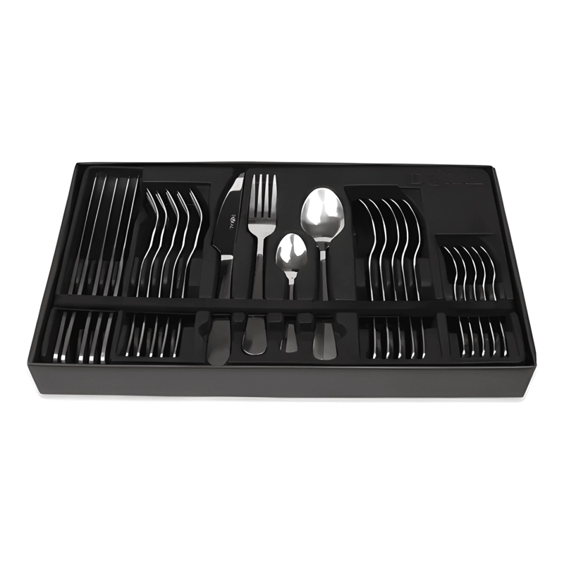 SET DE CUCHILLERIA 24 CUBIERTOS 2MM COLOR CLASICC - 2