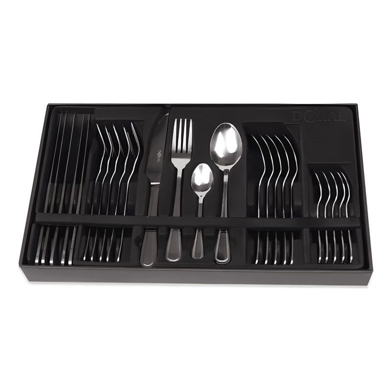 JUEGO CUBIERTOS CLASSIC 24 PIEZAS ACERO INOXIDABLE PLATEADO - 1