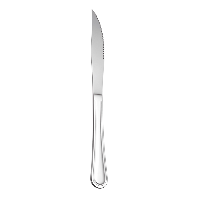 PACK 12 CUCHILLOS DE ASADO ACERO INOXIDABLE 22CM - 2