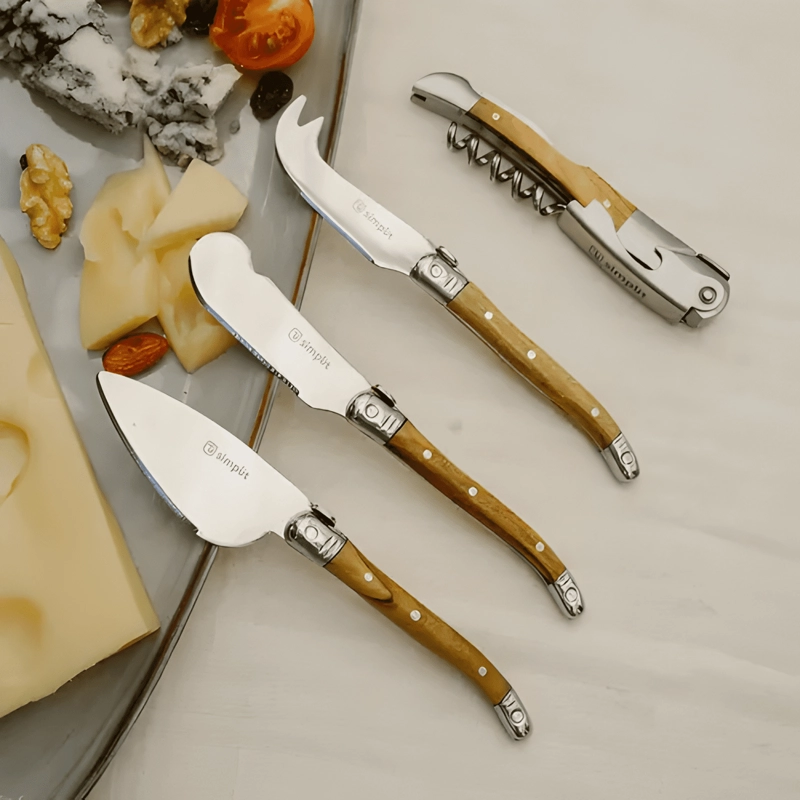SET CUCHILLOS PARA QUESO 4 PCS - 1