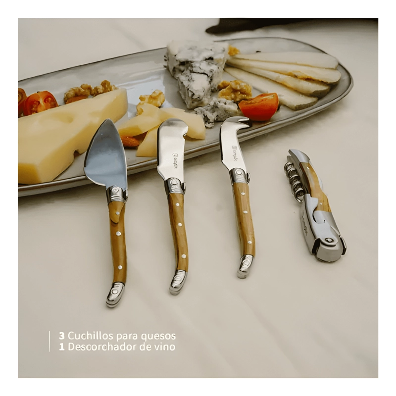 SET CUCHILLOS PARA QUESO 4 PCS - 2