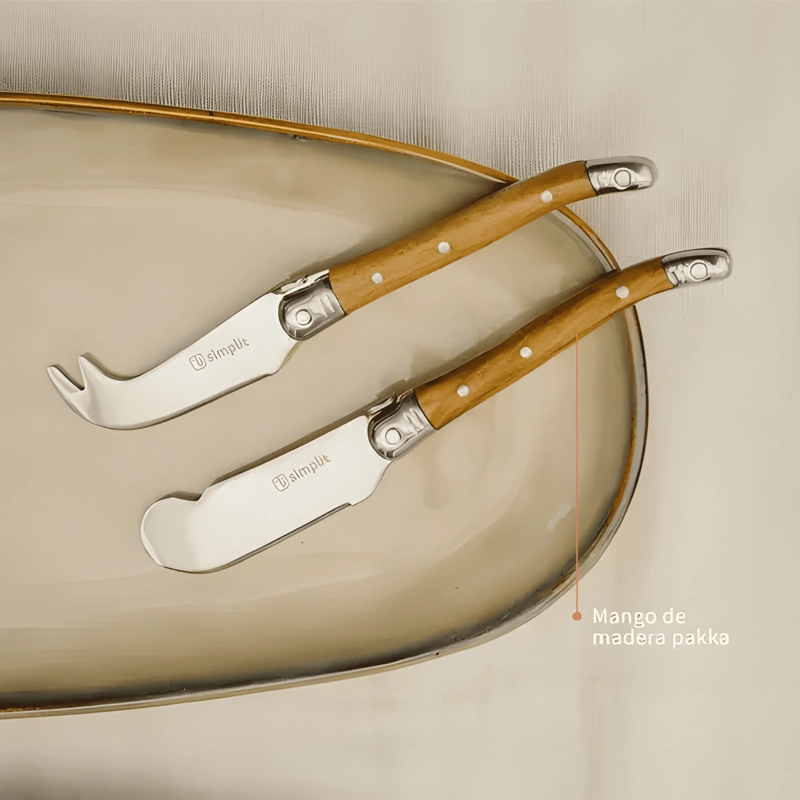 SET CUCHILLOS PARA QUESO 4 PCS - 4