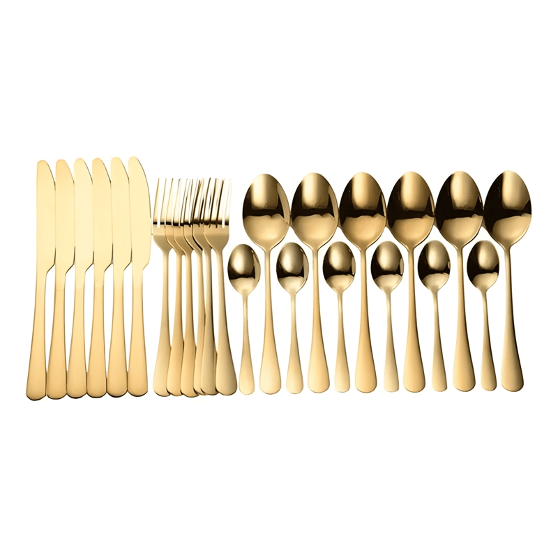 JUEGO DE CUBIERTOS 24 PIEZAS SET DE SERVICIOS ACERO MALETIN - 1