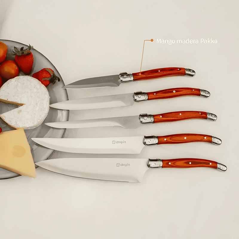 SET CUCHILLOS 5 PCS ACERO INOXIDABLE - 3