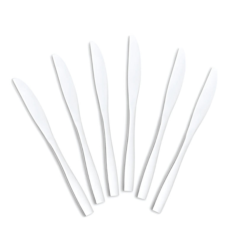PACK 12 CUCHILLOS DE MESA SIERRA CARNE ACERO INOXIDABLE #3 - 4
