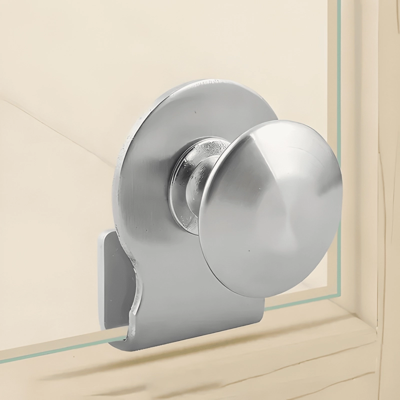 TIRADOR PUERTA DE VIDRIO ACERO INOXIDABLE 28X38, 2 PIEZAS - 2
