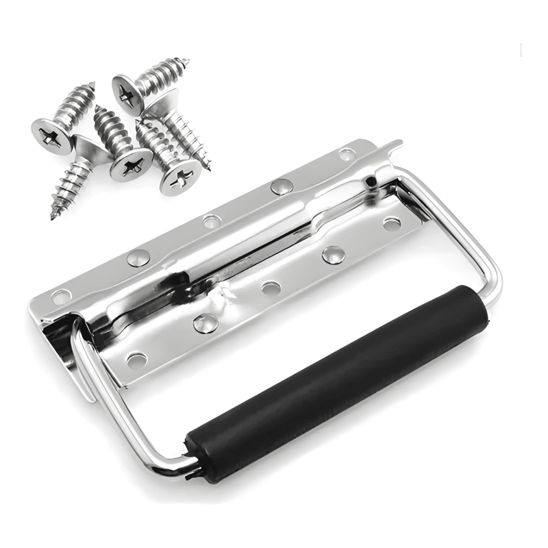 MANILLA METALICA TIRADOR PLEGABLE PARA CASE O CAJA #2 - 1