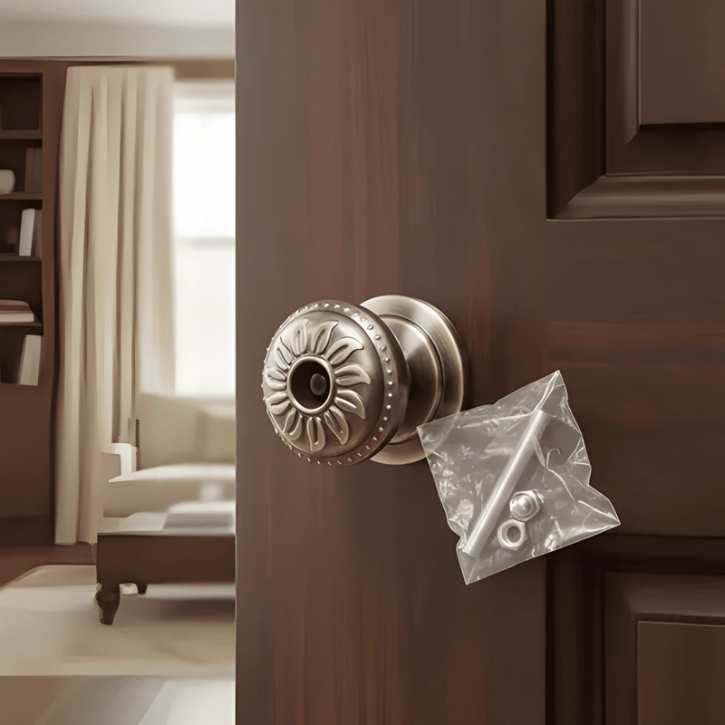 MANILLA TIRADOR PERILLON METALICO PARA PUERTAS Y REJAS #2 - 3