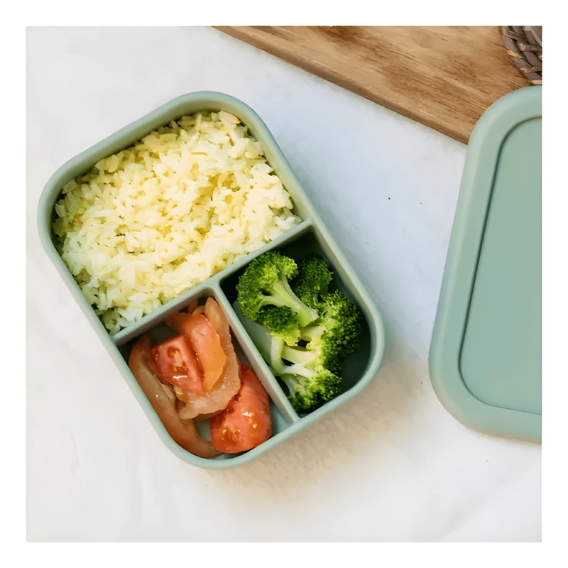 TUPPER PLASTICO HERME TICO BENTO BOX, VERDE - 3