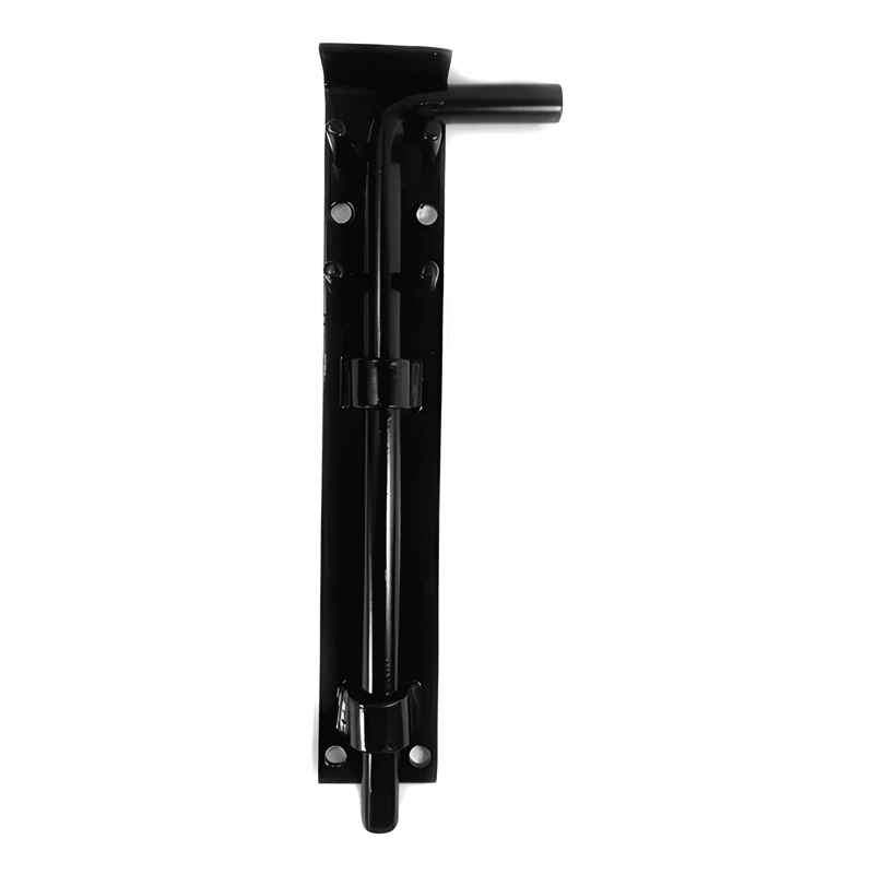 PICAPORTE VERTICAL AL PISO 40 CM HIERRO FORJADO PARA PORTON - 2